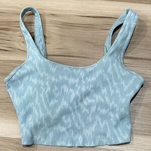 Offline by Aerie Blue Tie Dye Crop Top Women’s Medium